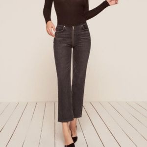 Reformation Zipper Jeans